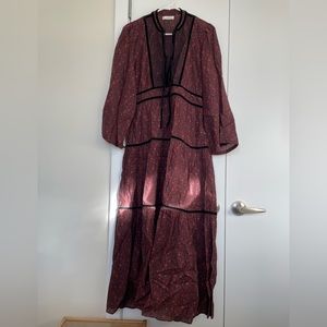 Dôen paisley maxi dress size S